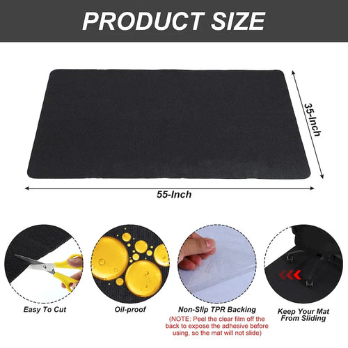 Mata pod krzesło biurowe 140 cm x 89 cm na twarde podłogi