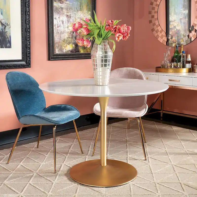 41.25 x 41.25 Flower Round Dining Table