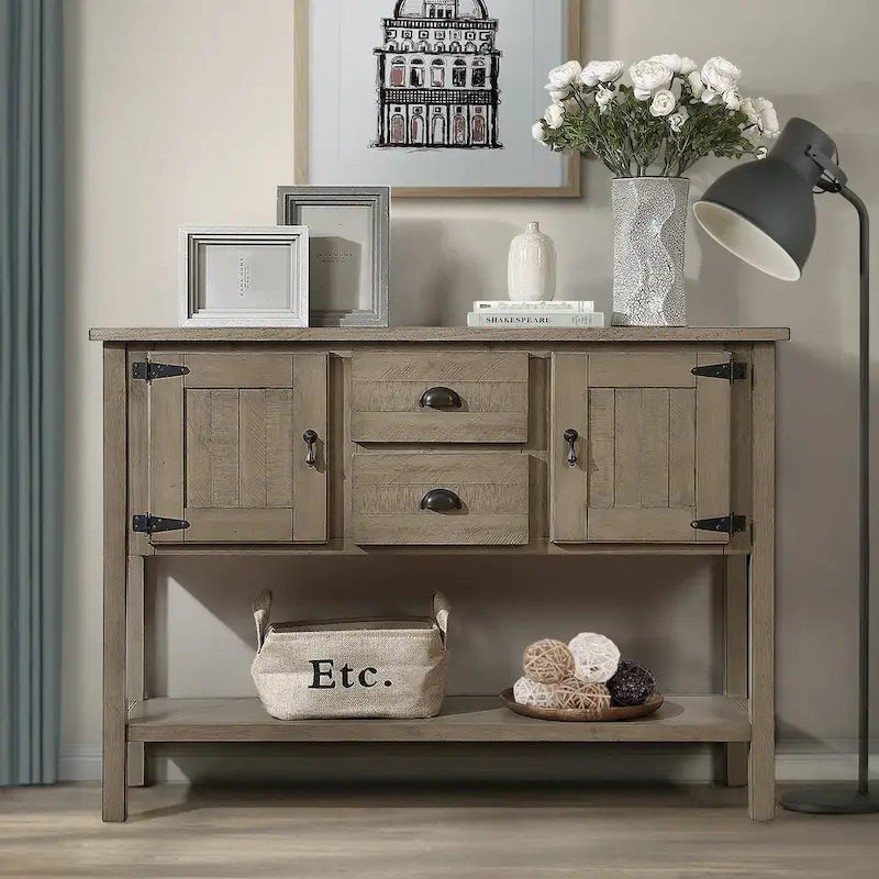 48 Sideboard Console Table with 2 Drawers